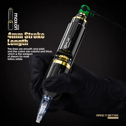 WJX Maxon 4mm Stroke Tattoo Pen Machine Kit