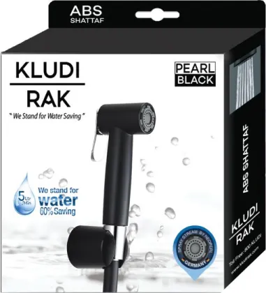 KLUDI RAK RAK32007 Plastic ABS Shattaf Bidet Spray With NEOPERL STREAM Aerator
