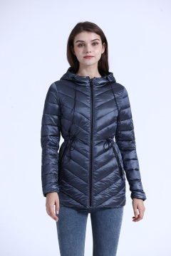 ladies coat with fashionable style customized colors