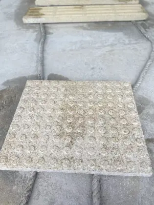 Outdoor Yellow Granite Tactile Paving Stones