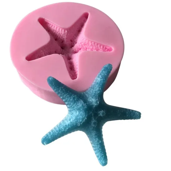 Hot Sale Starfish Silicone Mold for DIY Chocolate Baking and Cake Decoration