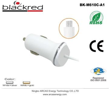 Newest Design 5V 1A USB Car Charger, signal usb car charger, emergency car charger cell phone car charger with led light