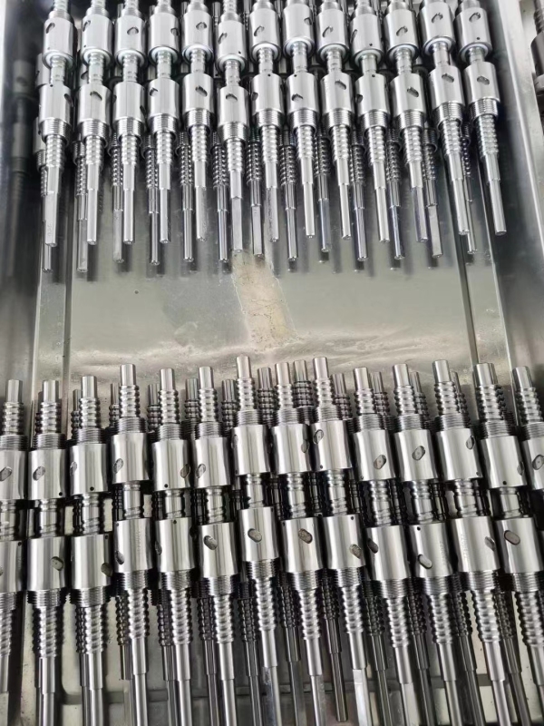 ISO9001 Certified 8mm Flange Ball Nut 0801 0802 0802.5 Miniature Ballscrew Micro Rolled / Ground Ball Screw