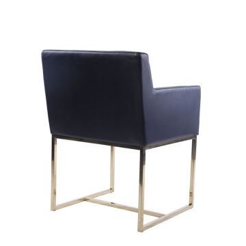 Emery Leather Modern Dining Chair