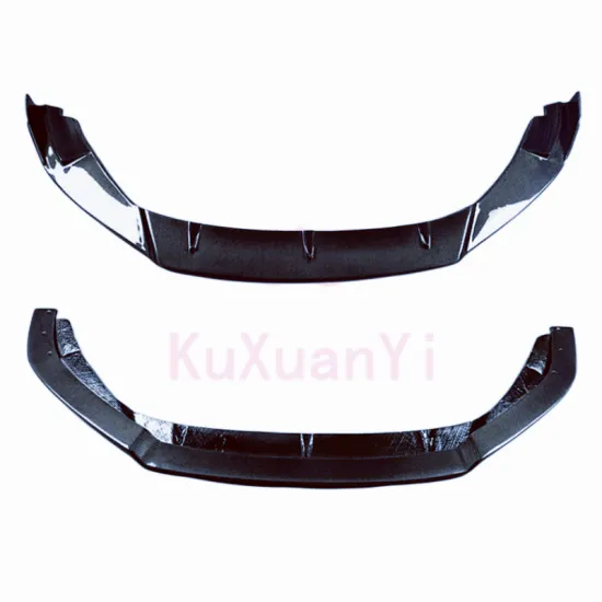 High Quality 3K Real Carbon Fiber Front Bumper Edge Lip for Maserati Quattroporte 2017-2019 Body Kit