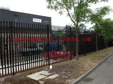 pvc spraying palisade fence