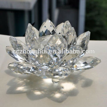 Promotion shine crystal lotus flower