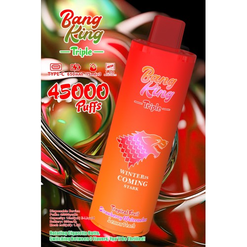 Bang King Triple 45000 Puffs Desain Populer