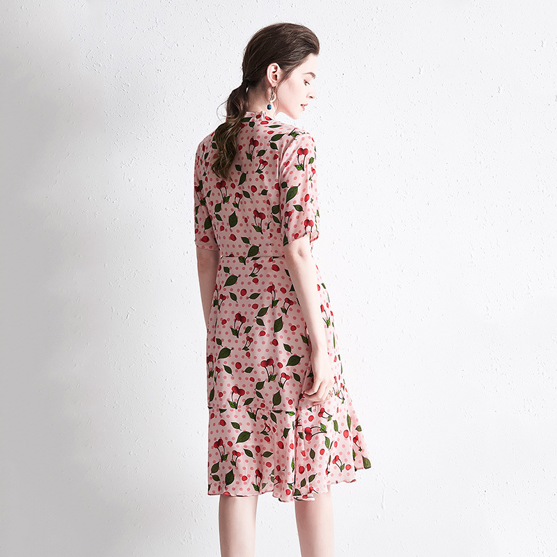 Floral Silk Dress