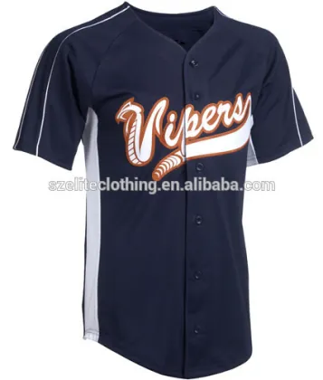 Black Denim Baseball Jersey T-Shirt