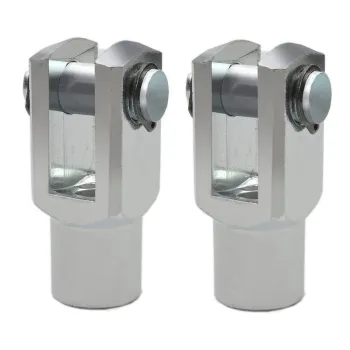 Air Cylinder Rod Clevis End 62mm M12x1.25 Female Thread Y Connector