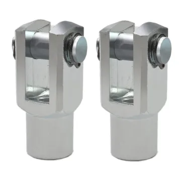 Air Cylinder Rod Clevis End 62mm M12x1.25 Female Thread Y Connector