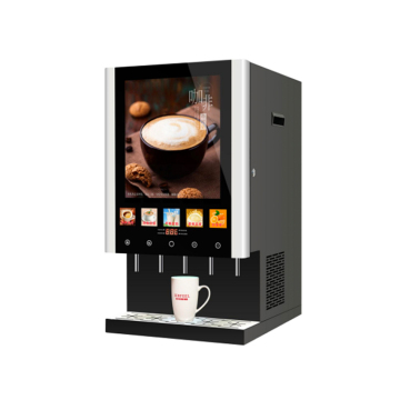 New Commercial Office Hot Drink Instant Coffee Machine with Five Flavors - Includes Motor and Pump