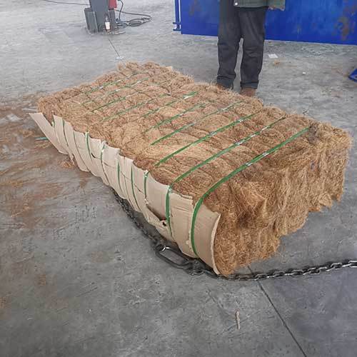 Coconut Fiber Baler Machine