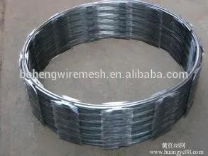 cheap barbed wire price per roll galvanized razor barbed wire