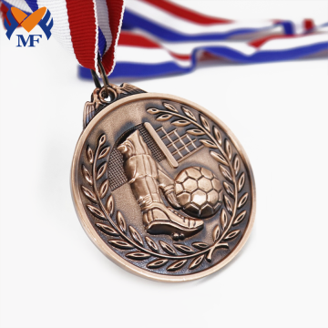 Custom diecast brass metal running medals
