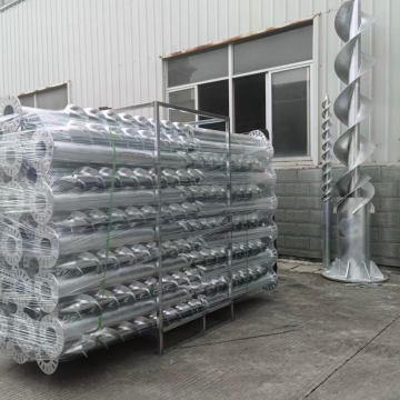 Solar Energy Ground Base Screw Pile Construction System