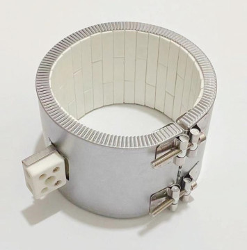 Electric Extruder Ceramic Heater Band w/Terminal Connector