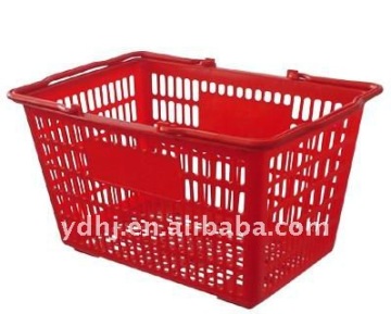 Red Color Supermarket Basket for Storage YD-B-005