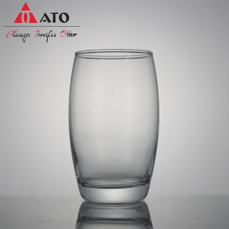 Bicchiere di vetro di vetro di cristallo resistente in bicchiere senza gambo