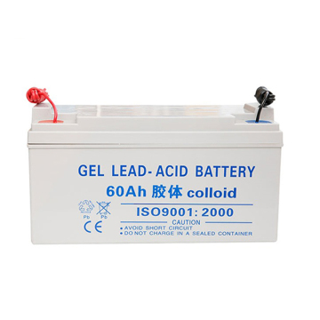 12V 60Ah High Power Deep Cycle Solar Power Gel Battery with Solar Charging Bank