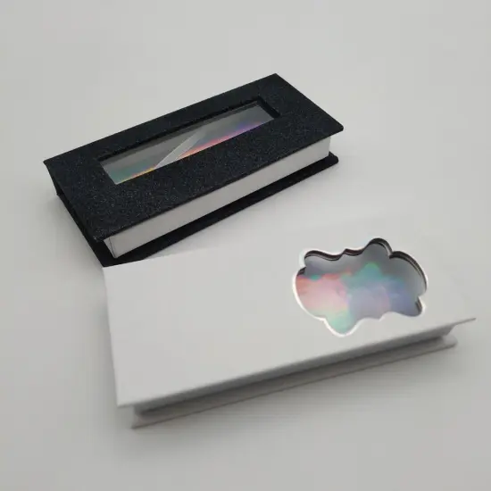 Custom empty eyelash paper packaging box