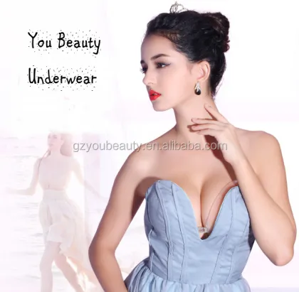 Sexy Girls Seamless Strapless Bra Silicone Bra