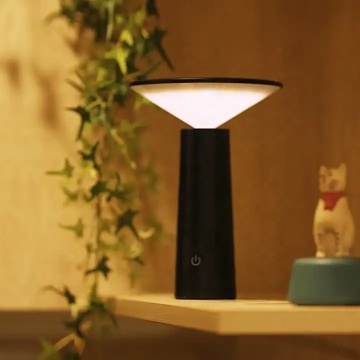Modern Minimalistic Customizable Tricolor Dimmable Cordless Rechargeable LED Table Lamp