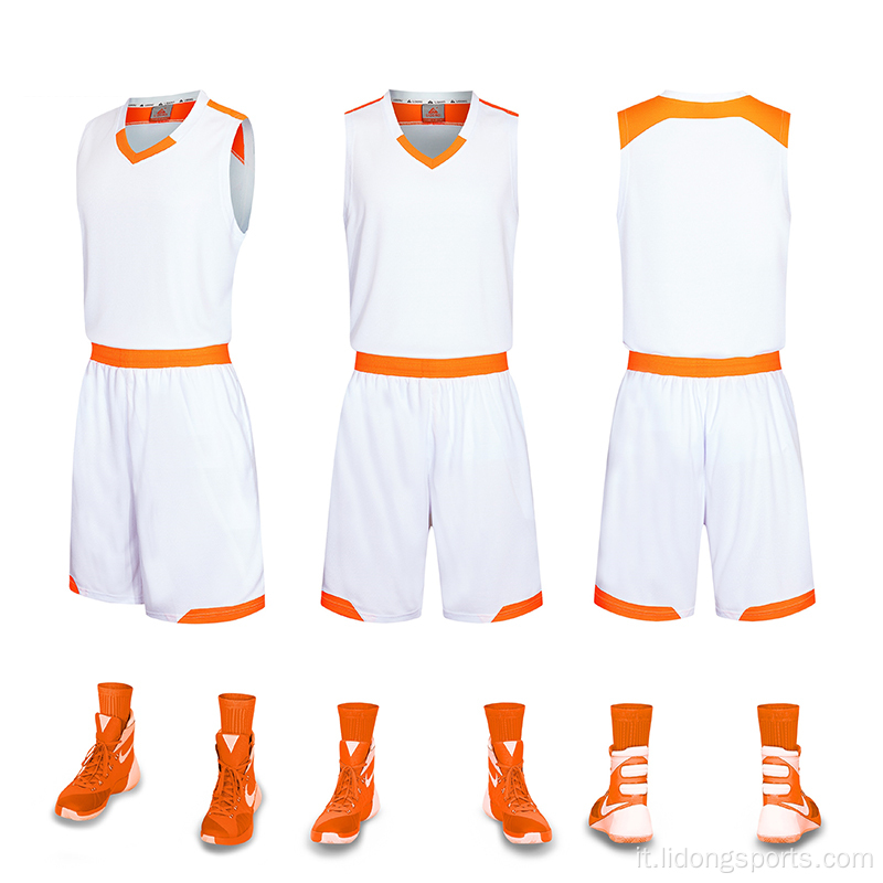 Sublimazione personalizzata Nuovo stile Basketball Uniforms