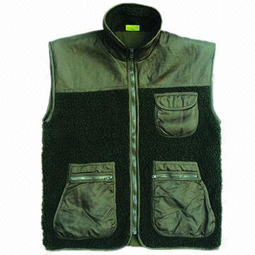 Hunting Vest with T/C Material, Country Design, Comfortable and Warmer