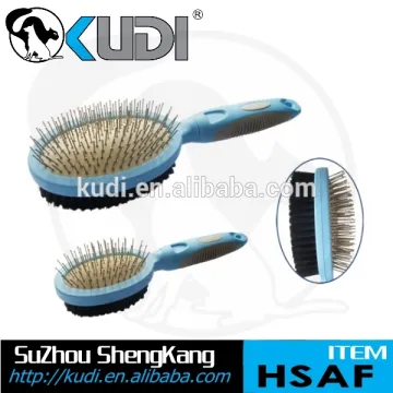 New design grooming product soft handle double sides pet brush