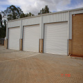 Insulated steel roller shutter door