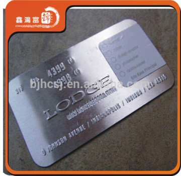 High Quality Printed Pvc Embossed Card