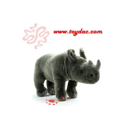 Plush Wild Animal Rhinoceros