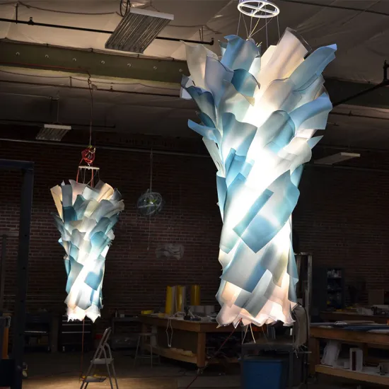 Customized Large Art Chandelier for Performing Arts Center and Hotel Lobby