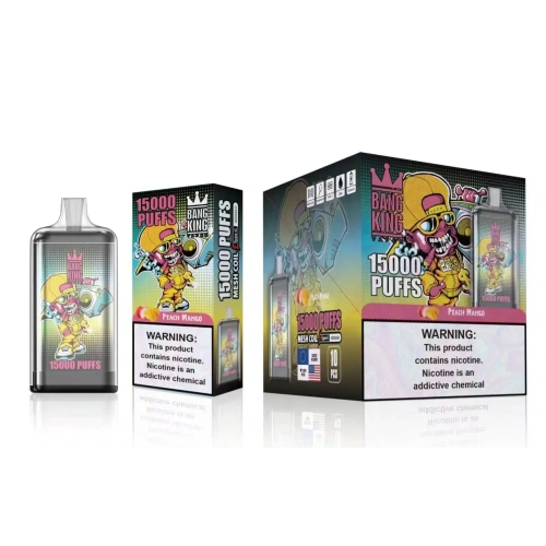 Bang King 15000 Puff German-Engineered Rechargeable Disposable Vape China  Manufacturers Suppliers Factory Exporter