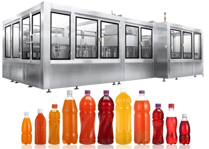 Automatic Pulp Juice Filling Machine For Flavored Milk, Functional Beverages