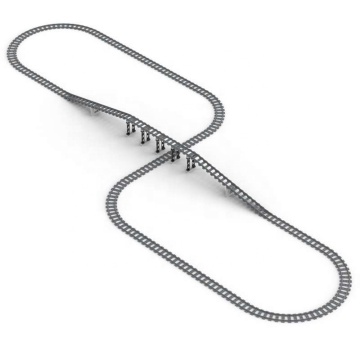 Stemedu MOC Curve Train Tracks - Compatible with Major Brands