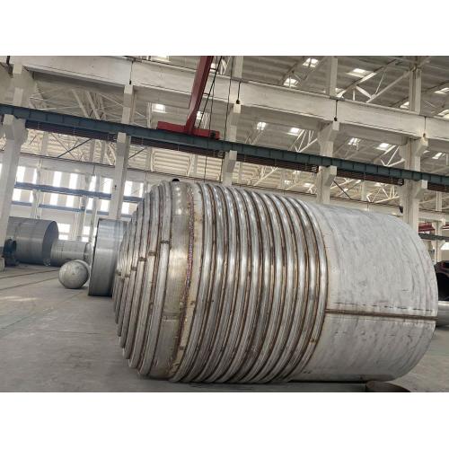 Large Volumes Effectively Half Pipe Reactor StainlessSteel Reactor With Internal Coils And Half Pipe Supplier