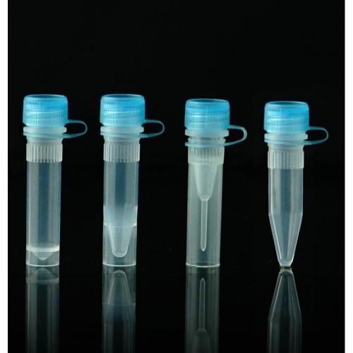 Blue Hinged Cap for Self-Standing Sample Vials