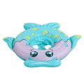 Blue fish shaped baby inflatable seat