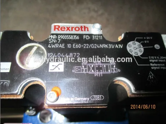 Hydraulic valve 4WRE10E60 hydraulic pilot operated check valves, solenoid valve