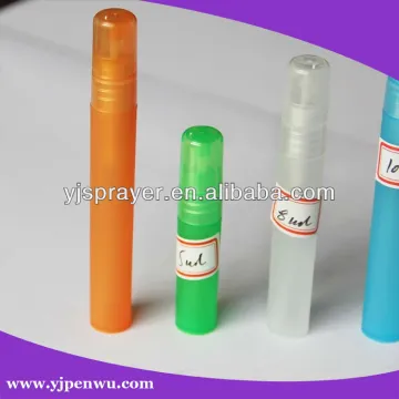 Perfume atomizer plastic packaging bottles