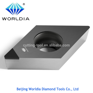WORLDIA Diamond Cutting Tool PCD Tipped Indexable Turning Inserts                        
                                                Quality Assured