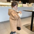 Babymädchen mit Kapuze Lose Jacke Kinderjacke