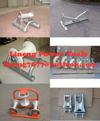 Straight line bridge roller,Cable guides,Cable rollers