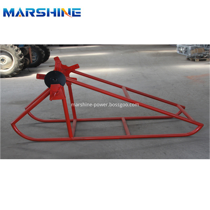 Cradle Reel Stand for pilot wire rope Reel (1)