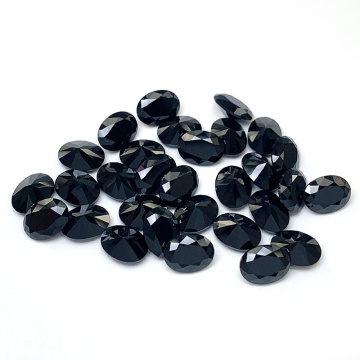 Wholesale Round Cut Natural Black Spinel For Jewelry