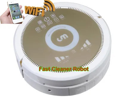 Smartphone WIFI APP Hom-bot Robot Vacuum Cleaner with NEWEST Air purifier Function