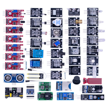 In stock 45 in 1 kit di starter moduli di sensori con custodia
